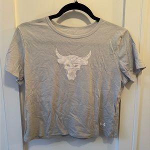 Under Armour Project Rock Cropped Tshirt